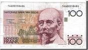 Belgien 100 Francs Geldschein, KM:140a, S -