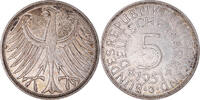 Bundesrepublik Deutschland 5 Mark Münze, Karlsruhe, SS, Silber -