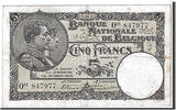 Belgien 5 Francs Geldschein, SS -
