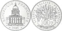 Frankreich 100 Francs Münze, Panthéon, Paris, VZ, Silber, KM:951.1 -