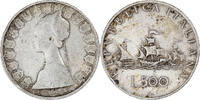 Italien 500 Lire Münze, Rome, SS+, Silber, KM:98 -