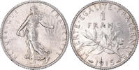 Frankreich Franc Münze, Semeuse, Paris, UNZ, Silber, KM:844.1 -