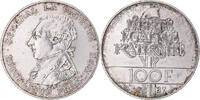 Frankreich 100 Francs Lafayette, VZ+, Silber, KM:962 -