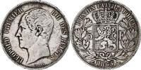 Belgien 5 Francs, 5 Frank Leopold I, Silber, SS, KM:17 -