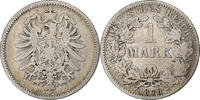 German Empire Mark GERMANY - EMPIRE, Wilhelm I, Berlin, Silber, S, KM:7 -