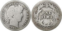 Vereinigte Staaten Dime Münze, Barber Dime, U.S. Mint, Philadelphia -