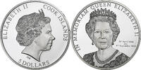 Cookinseln 5 dollars, 1 oz Elizabeth II, 1 Oz, Proof, Silber, STGL -
