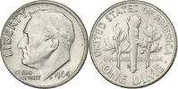 Vereinigte Staaten Dime Münze, Roosevelt Dime, U.S. Mint, Denver, SS+ -