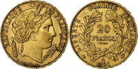 Frankreich 20 Francs FRANCE, Cérès, Paris, KM #762, Gold, Gadoury #1059 -