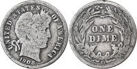 Vereinigte Staaten Dime Barber, Denver, Silber, S, KM:113 -