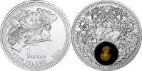 Niue 1 Dollar Europe, mint of Poland, PP, Silber, STGL -