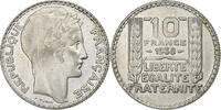 Frankreich 10 Francs Turin, Paris, Silber, VZ, KM:878 -