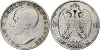 Jugoslawien 20 Dinara Petar II, Silber, SS+, KM:23 -
