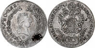 Österreich 20 Kreuzer Silber, SS -