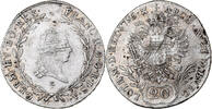 Österreich 20 Kreuzer Francis II, Alba Iulia, Silber, SS, KM:1014 -