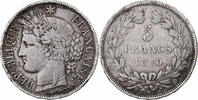 Frankreich 5 Francs Cérès, Bordeaux, Silver, KM:818.2 -