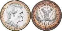 Frankreich 100 Francs Münze, STGL, Silber, KM:E129, Gadoury:899 -