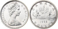 Kanada Dollar Elizabeth II, Royal Canadian Mint, Silber, SS+, KM:64.1 -