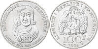 Frankreich 100 Francs Münze, Clovis, SS+, Silber, KM:1180, Gadoury:953 -