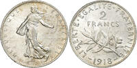 Frankreich 2 Francs Semeuse, Paris, Silber, VZ+, Gadoury:532, KM:845.1 -