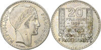 Frankreich 20 Francs Turin, Paris, Silber, SS+, Gadoury:852, KM:879 -