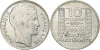 Frankreich 10 Francs Turin, Paris, Silber, VZ, Gadoury:801, KM:878 -