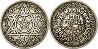 Marokko 100 Francs MOROCCO, Paris, KM #52, Silver, 4.01 -