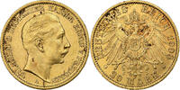 Deutsch Staaten 20 Mark Münze, PRUSSIA, Wilhelm II, Berlin, VZ, Gold -