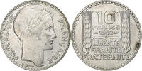 Frankreich 10 Francs Turin, Paris, Silber, SS+, Gadoury:801, KM:878 -