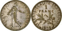 Frankreich Franc FRANCE, Semeuse, Paris, KM #844.1, Silver, 23, Gadoury.. -
