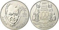 Frankreich 100 Francs MDP, ANDRÉ MALRAUX, Silber, VZ, Gadoury:954 -