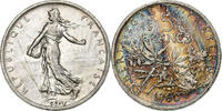 Frankreich 5 Francs Semeuse, VZ, Silber, KM:926, Gadoury:770 -