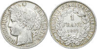 Frankreich Franc Münze, Cérès, Paris, SS, Silber, KM:822.1 -