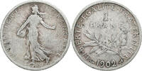 Frankreich Franc Münze, Semeuse, Paris, S+, Silber, KM:844.1, Le -