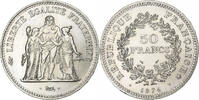 Frankreich 50 Francs Münze, Hercule, Avers 20 francs, VZ+, Silber -