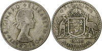 Australien Florin Münze, Elizabeth II, Melbourne, SS, Silber, KM:60 -