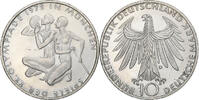Bundesrepublik Deutschland 10 Mark Münze, Munich, VZ, Silber, KM:131 -