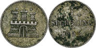 Deutsch Staaten Schilling GERMAN STATES, KM #586, Silver, 1.00 -