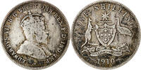 Australien Shilling Edward VII, Silber, S+, KM:800 -