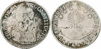 Bolivien 4 Soles Münze, Potosi, S+, Silber, KM:96a.2 -