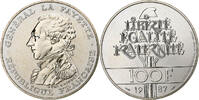 Frankreich 100 Francs Münze, STGL, Silber, KM:962a -