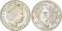 Guernsey Pound Elizabeth II, British Royal Mint, Centenaire de la Reine -