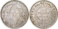 Marokko 100 Francs MOROCCO, Paris, KM #52, Silver, 4.00 -