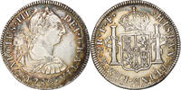 Mexiko 2 Reales Münze, Charles III, Mexico City, VZ+, Silber, KM:88.2 -