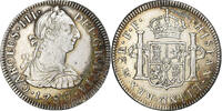Mexiko 2 Reales Charles III, Mexico City, Silber, VZ, KM:88.2 -