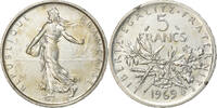 Frankreich 5 Francs Semeuse, Paris, VZ, Silber, KM:926, Gadoury:770 -