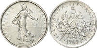 Frankreich 5 Francs Semeuse, Paris, VZ, Silber, KM:926, Gadoury:770 -