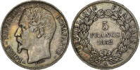 Frankreich 5 Francs 1852 A FRANCE, Napoléon III, Paris, KM #773.1, Silver, G... S+