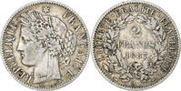 Frankreich 2 Francs Cérès, Paris, Silber, S+, Gadoury:530a, KM:817.1 -