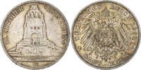 Deutsch Staaten 3 Mark Münze, SAXONY-ALBERTINE, Friedrich August III -